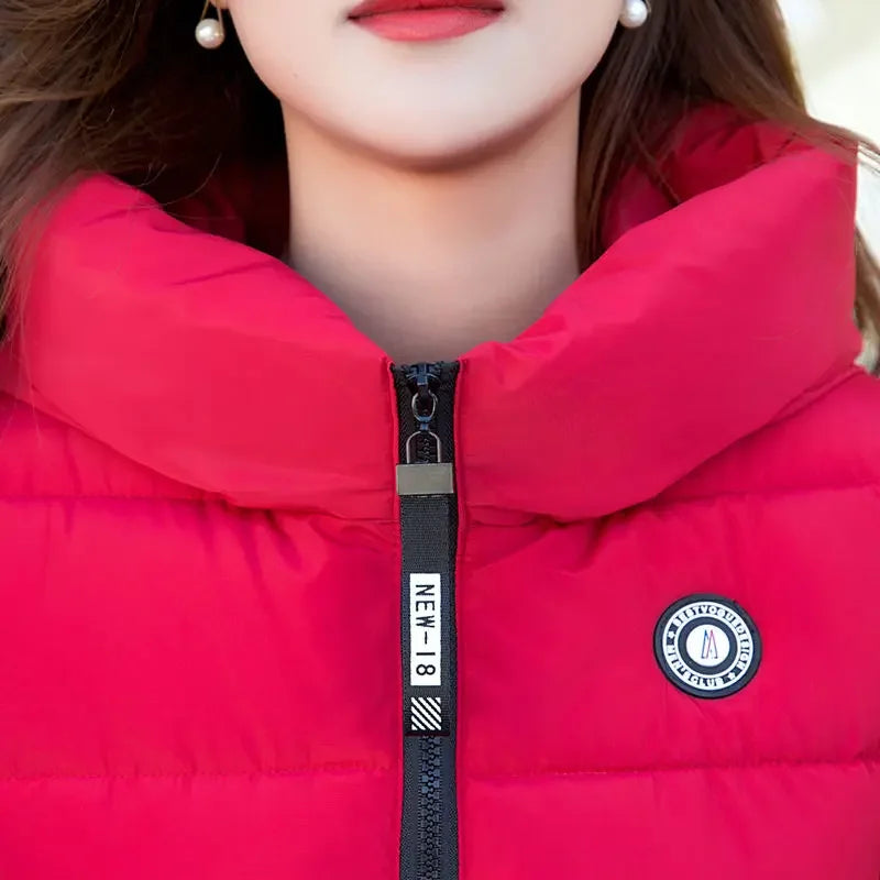Women’s Korean Style Short Padded Jacket – Hooded Winter Coat