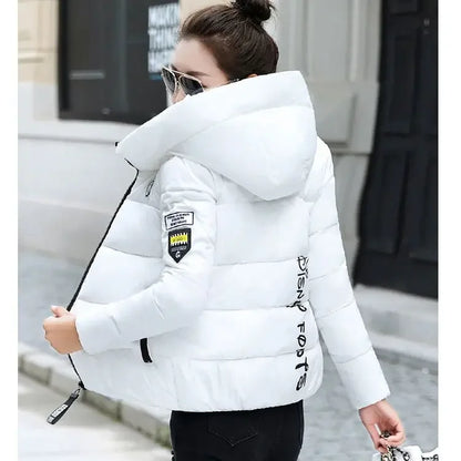 Women’s Korean Style Short Padded Jacket – Hooded Winter Coat